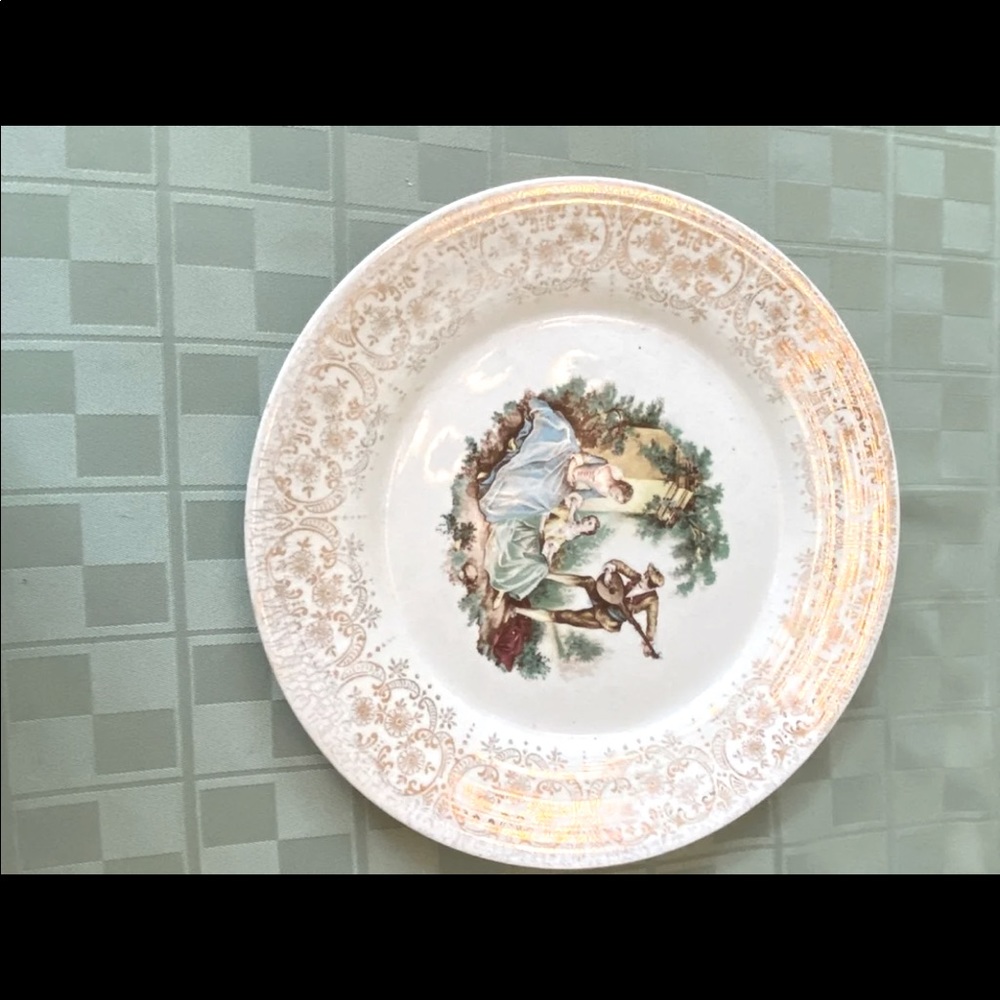 Antique plate